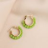 ARETE CRISTAL DOBLE VERANO - Green