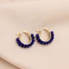 ARETE CRISTAL DOBLE VERANO - Azul