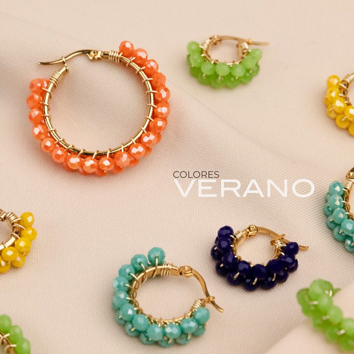 ARETE CRISTAL DOBLE VERANO
