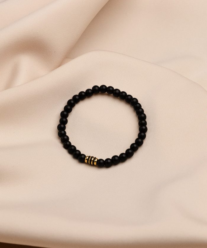 PULSERA PIEDRA ÓNIX MATE