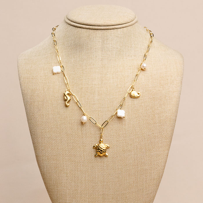 Cadena con Dijes Océanos Trío
