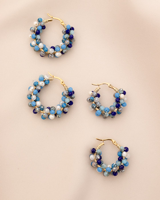Aretes azules del cielo