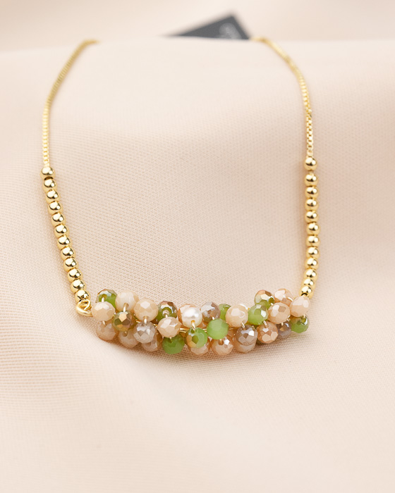 Pulsera verde arena