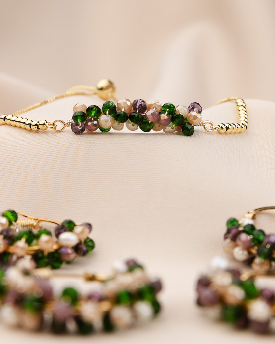Pulsera Botella lavanda