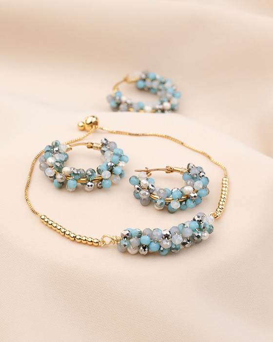 Pulsera celeste del mar