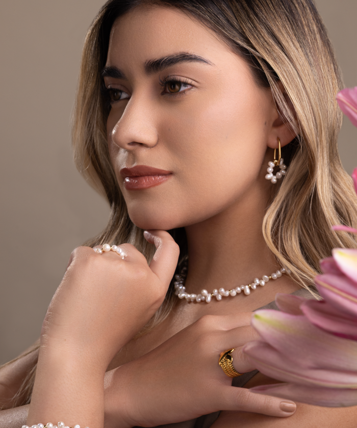 COLLAR PEARL LINE